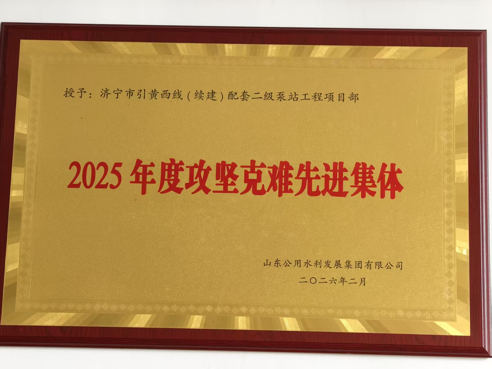 2025年度攻坚克难先进集体